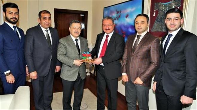 AZERBAYCAN MİLLETVEKİLİNDEN ERCİYES ÜNİVERSİTESİ REKTÖRÜ GÜVEN´E ZİYARET