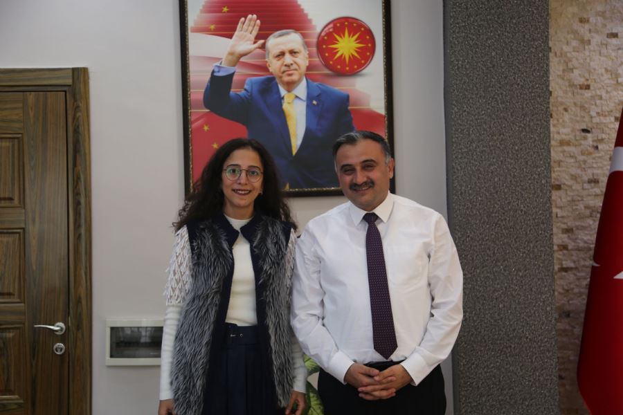 BAŞKAN CABBAR’A ANLAMLI ZİYARET